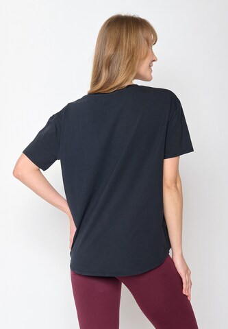 Maglietta 'Nature Bird Reed' di GREENBOMB in blu
