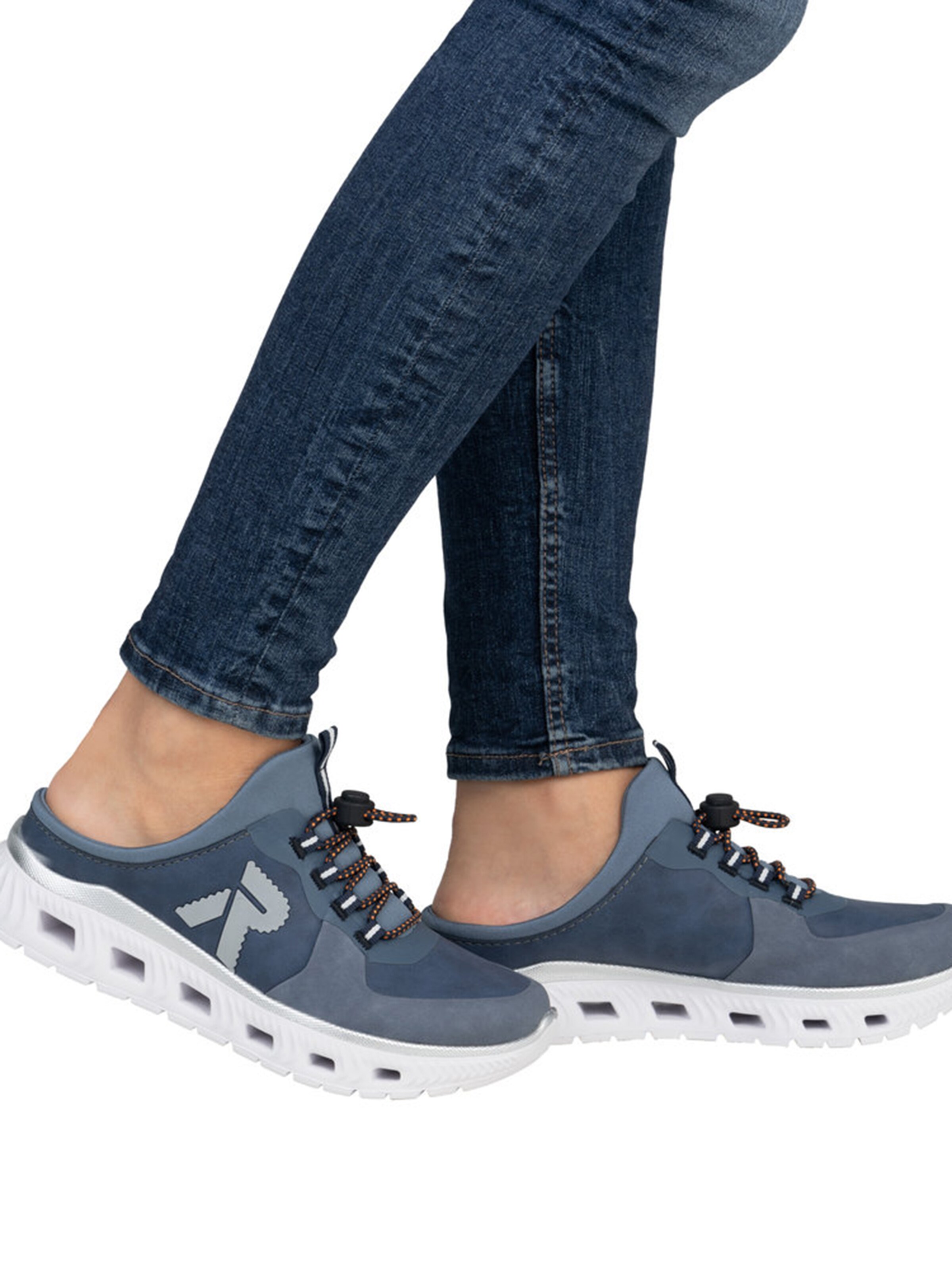 Rieker Slip on boty – modrá