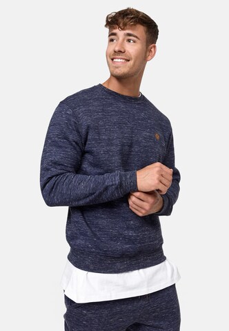 INDICODE JEANS Sweater 'Luk' in Blue