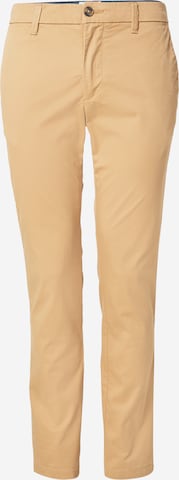 TIMBERLAND Слим Брюки-чинос в Коричневый: спереди