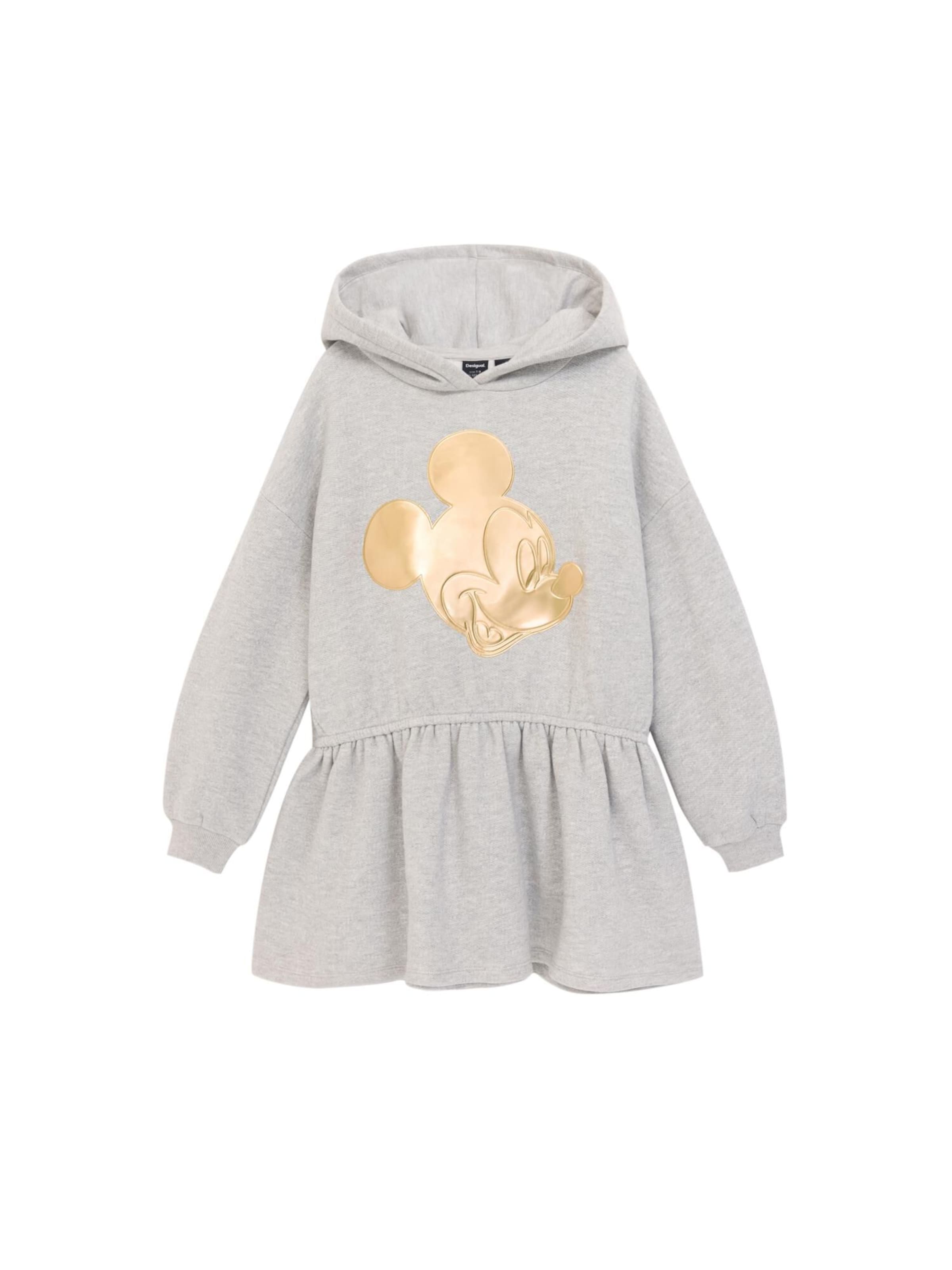 Desigual Obleka 'Mickey Mouse' | siva barva: sprednja stran