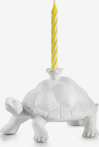 DONKEY PRODUCTS Kerzenhalter 'Happy Zoo-Day - Moa Schildkröte' in Weiß: front