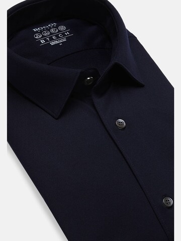 Boggi Milano Slim Fit Hemd in Blau