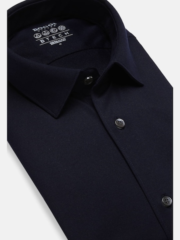 Boggi Milano Slim Fit Hemd in Blau