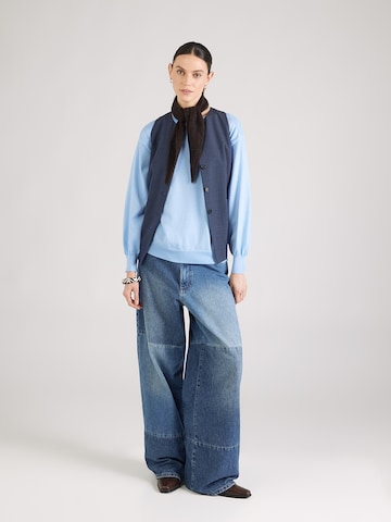 ICHI Svetr 'IHLULS' – modrá