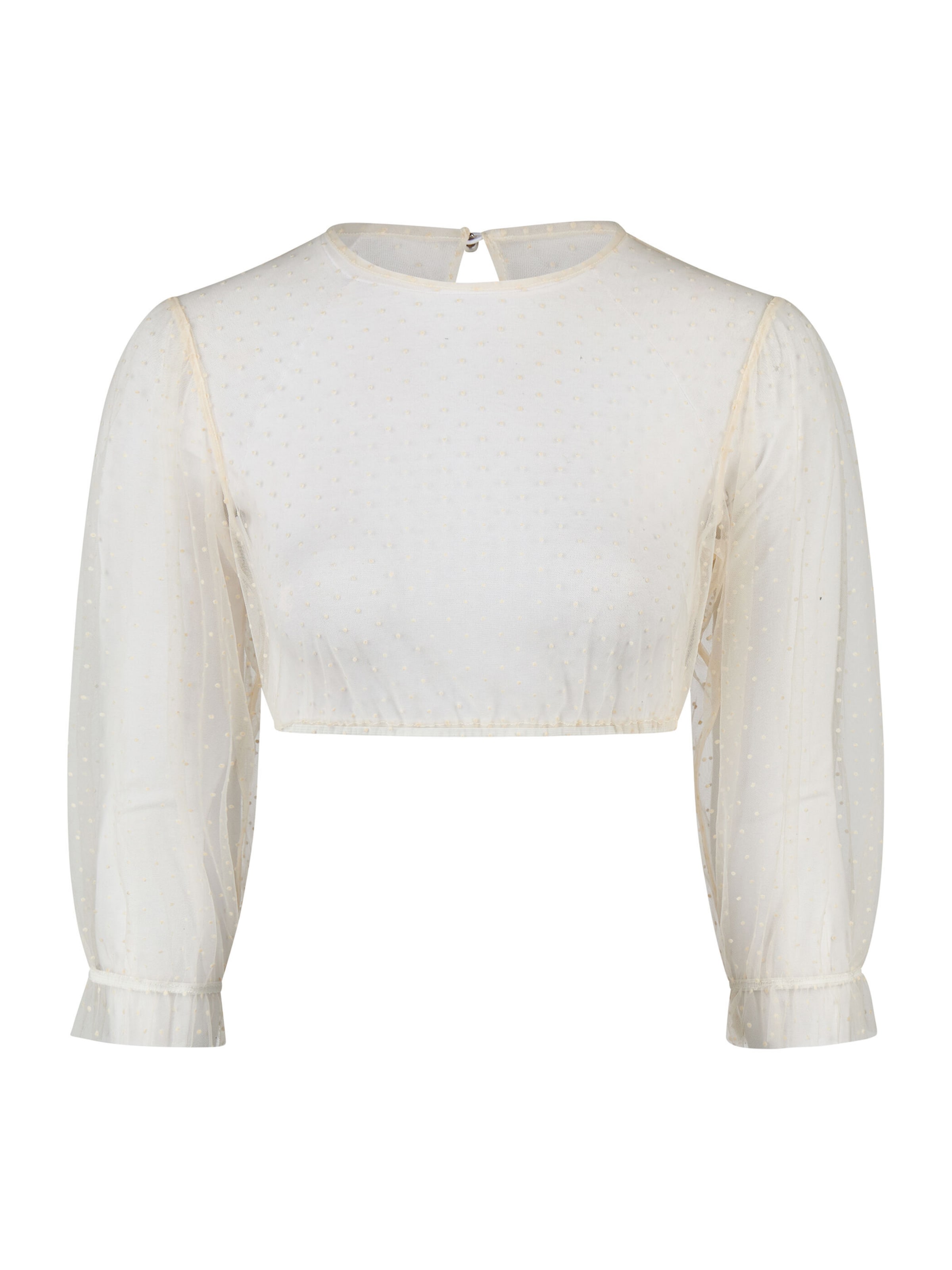 Blouse folklorique 'Kaktus' SPIETH & WENSKY en beige : devant