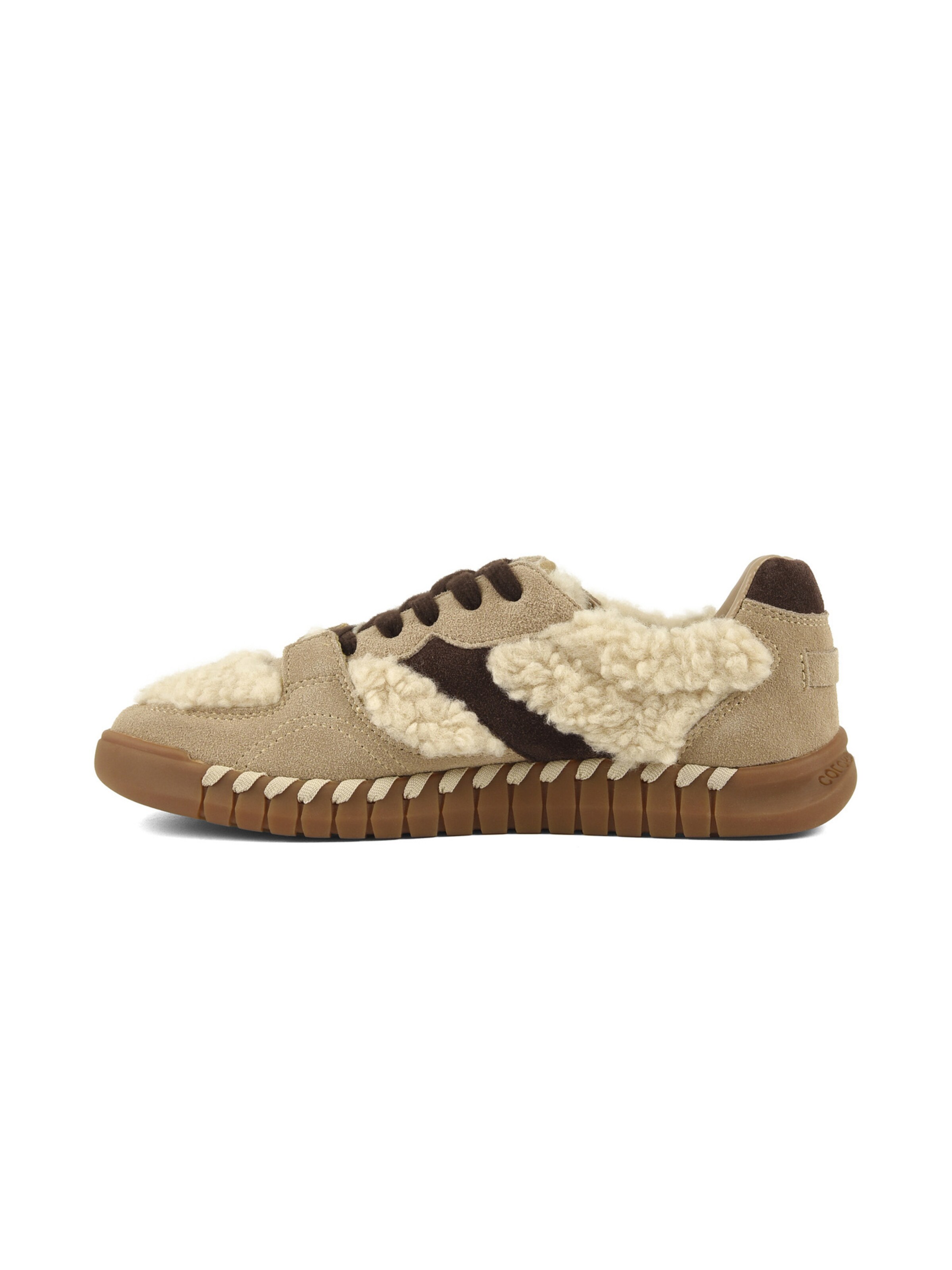 Sneaker bassa di COLORS OF CALIFORNIA in beige: lato
