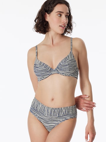 Triangle Bikini 'Aqua Sea Blossom' SCHIESSER en bleu