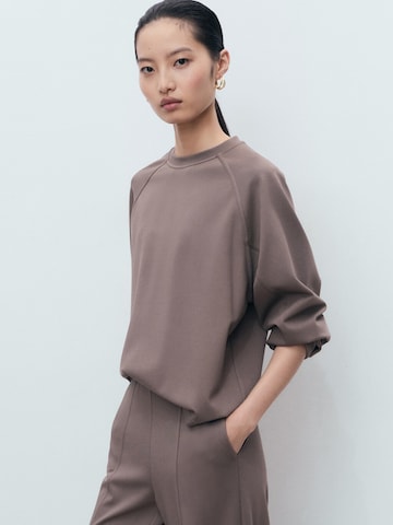 MANGO Sweatshirt 'FLORIDA' i brun: framsida