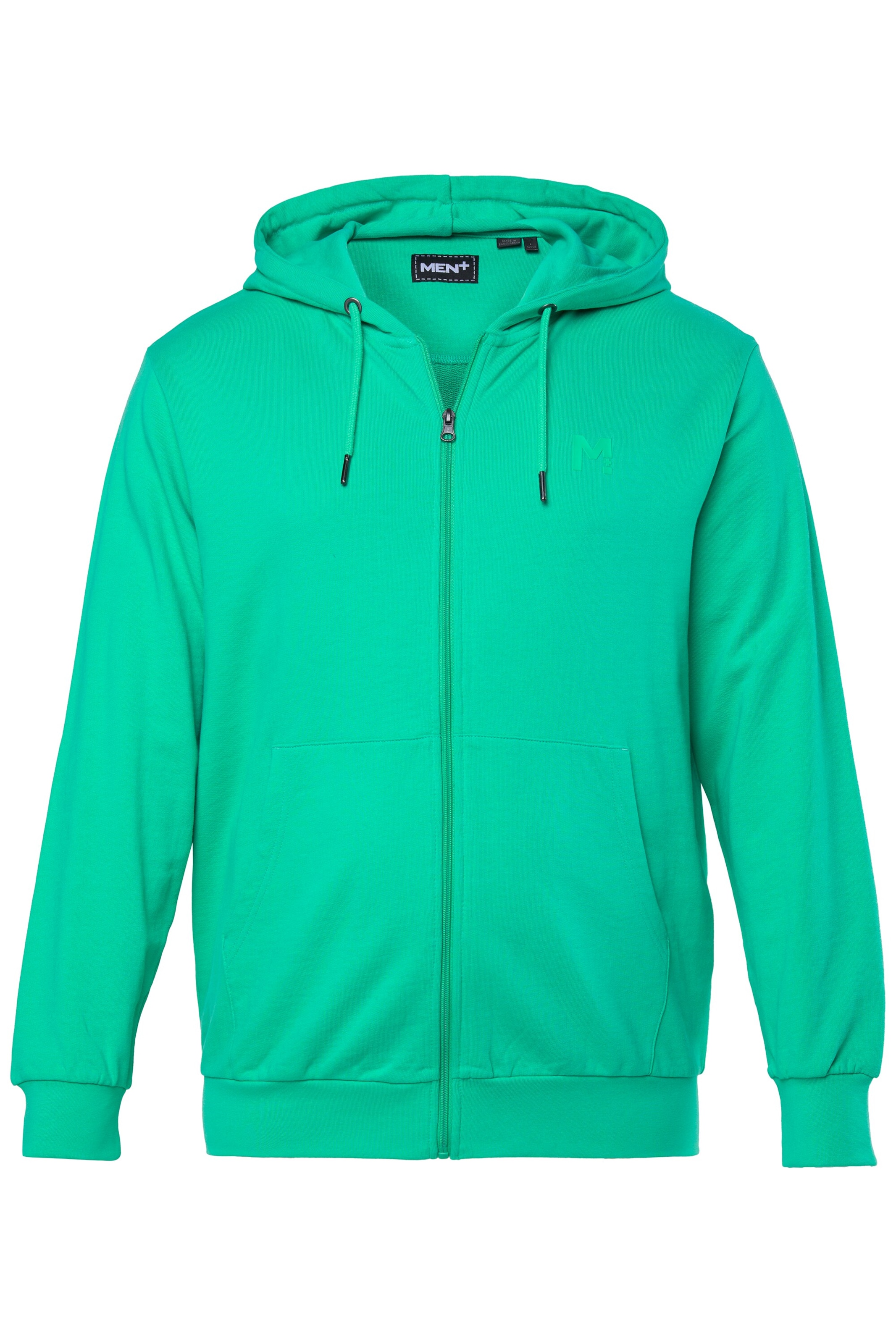 Men Plus Sweatshirt in Grün: Vorderseite