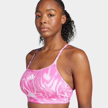 ADIDAS PERFORMANCE Бюстье Спортивный бюстгальтер в Лиловый: спереди