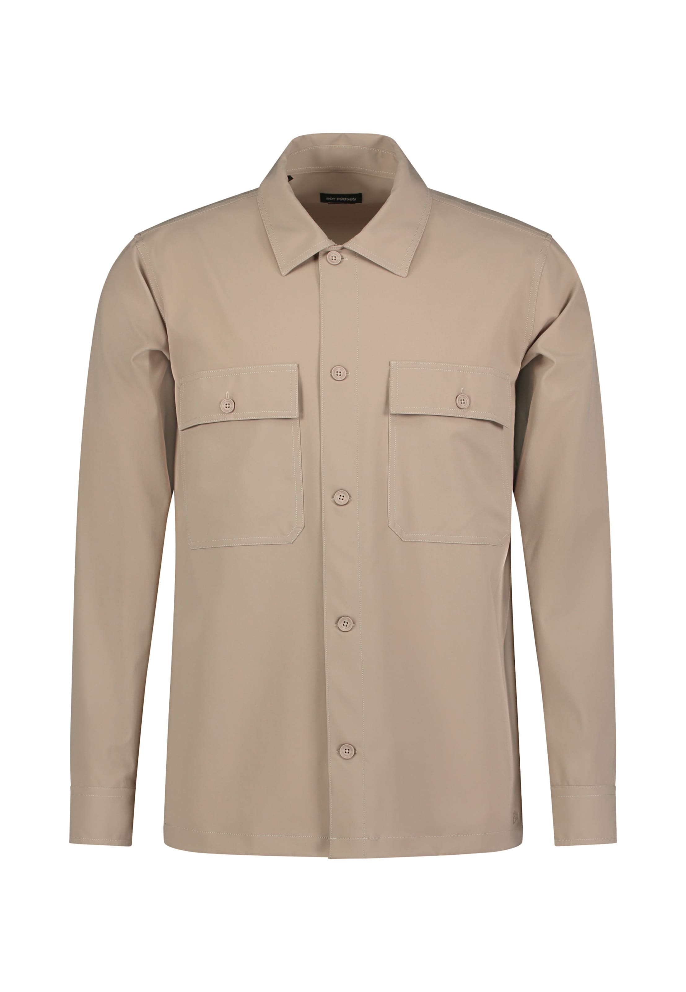 ROY ROBSON Freizeithemd in Braun: Vorderseite