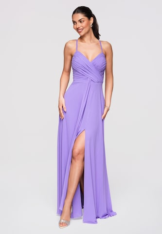 Robe de soirée Ombre en violet