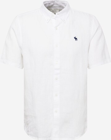 Regular fit Camicia 'FEB4' di Abercrombie & Fitch in bianco: frontale