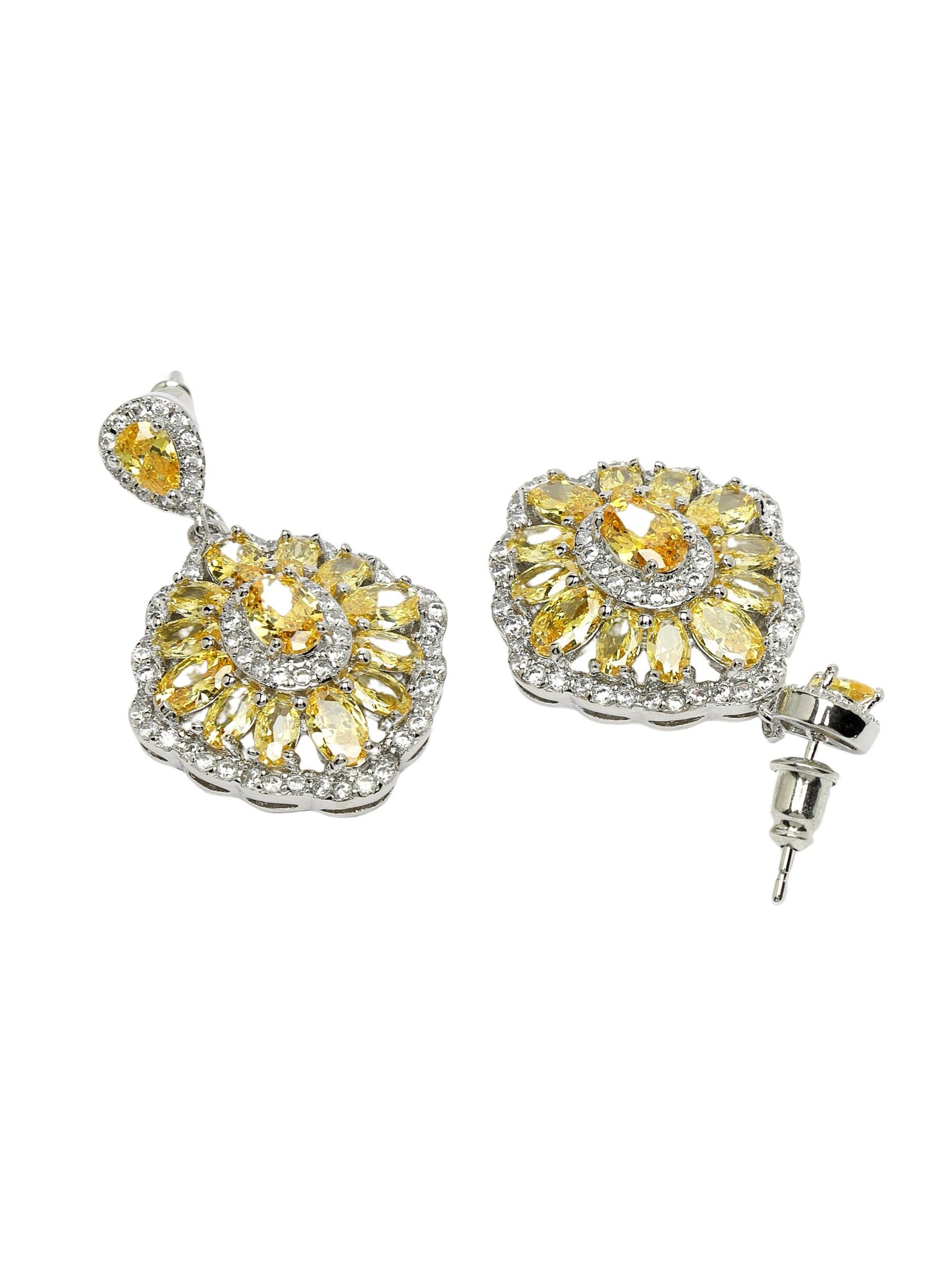 AVANT-GARDE PARIS Oorbellen 'Zarama' in Geel