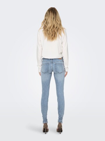 ONLY Skinny Jeans 'Coral' in Blauw