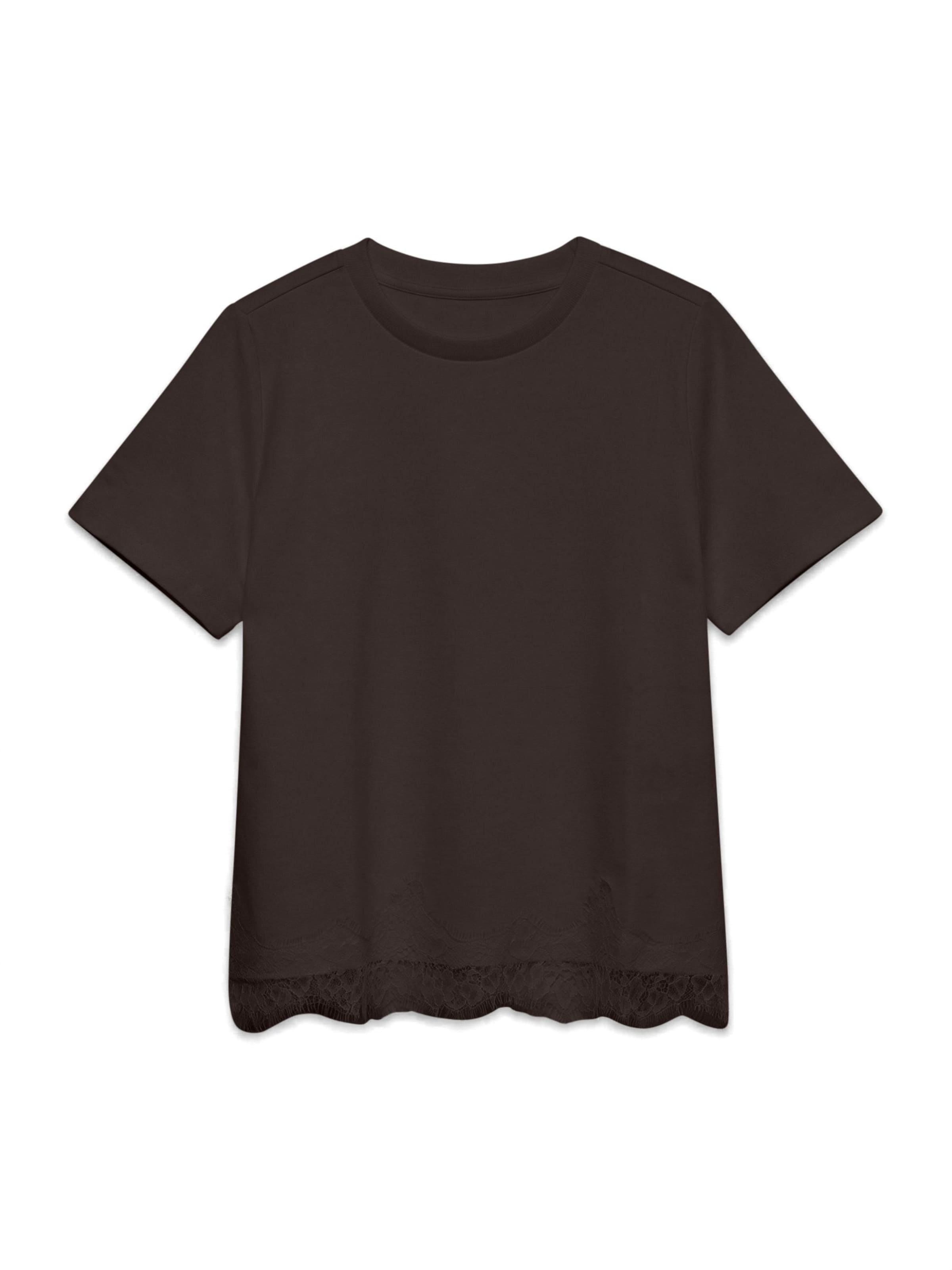 VERO MODA Shirt 'SARA' in Brown: front