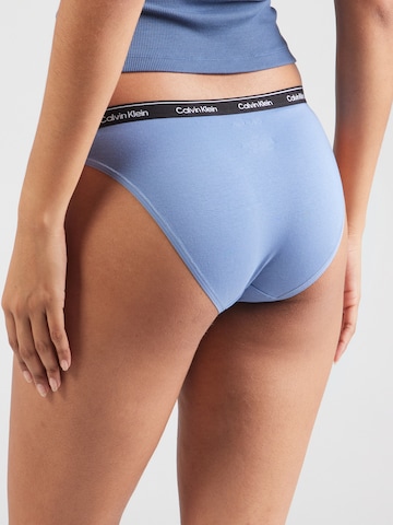 Slip Calvin Klein Underwear en bleu : derrière