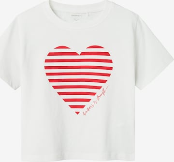 NAME IT Shirt in White: front