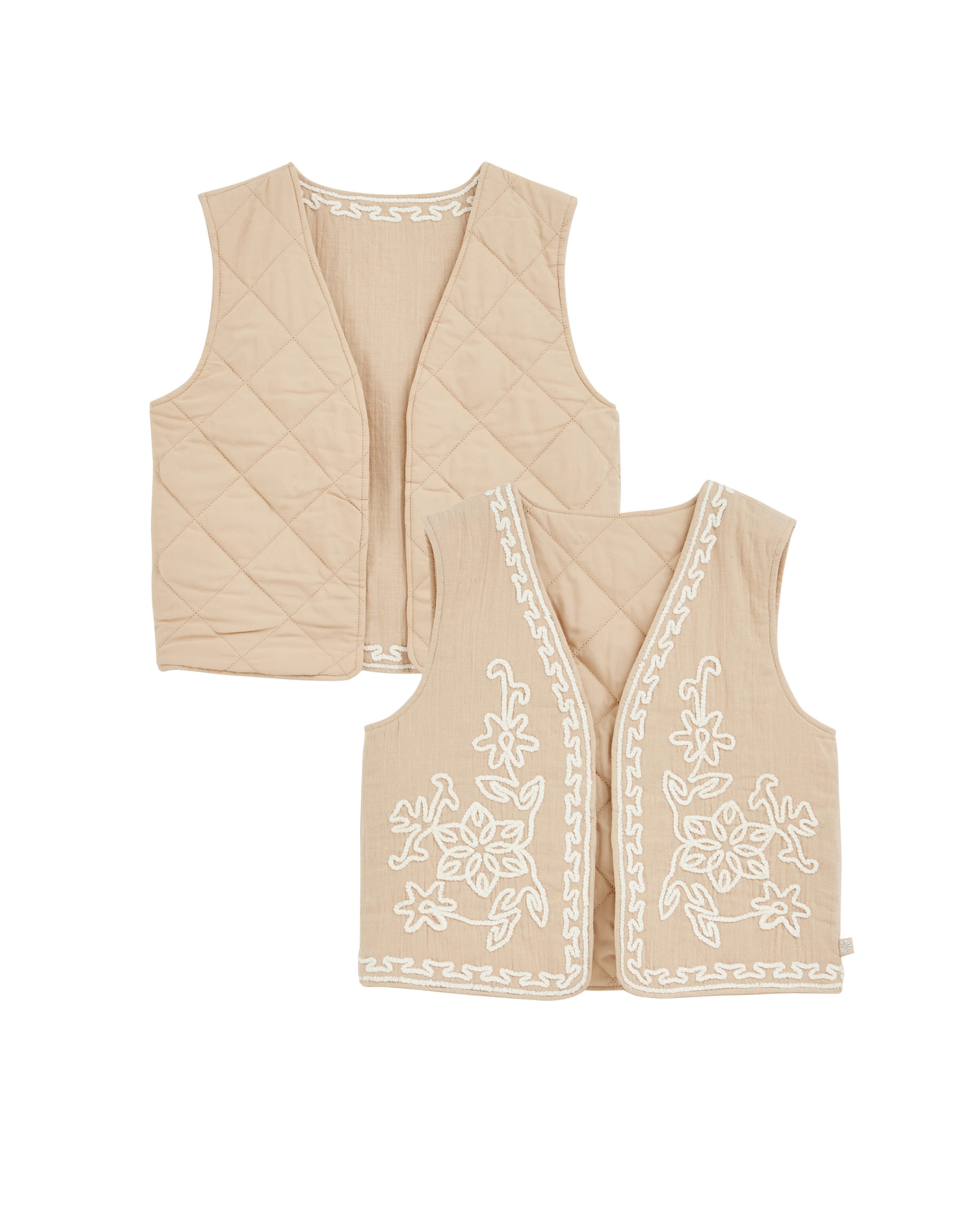 WE Fashion Vest i beige: forside