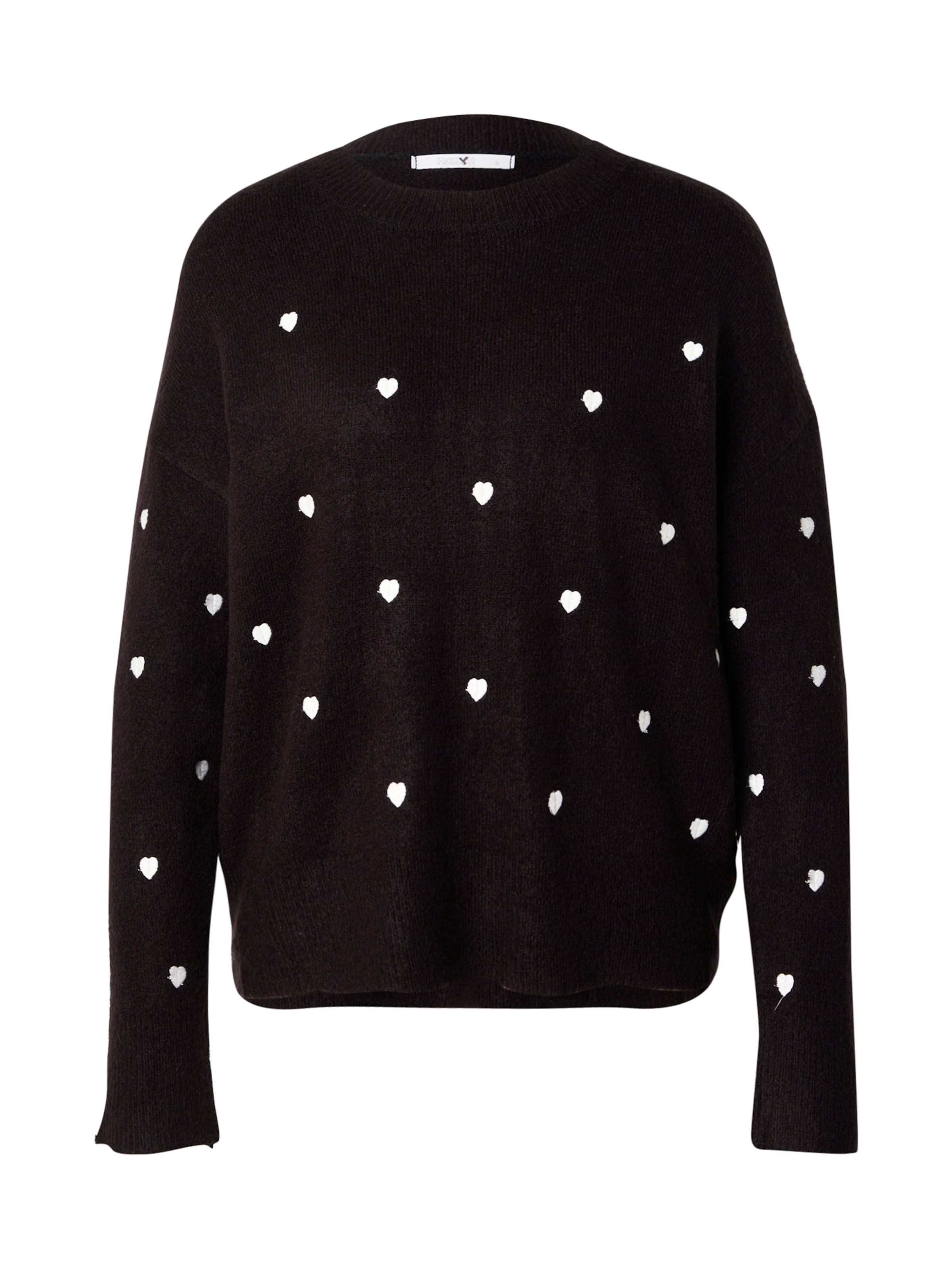 Hailys Sweater 'Ho44lly' in Black: front