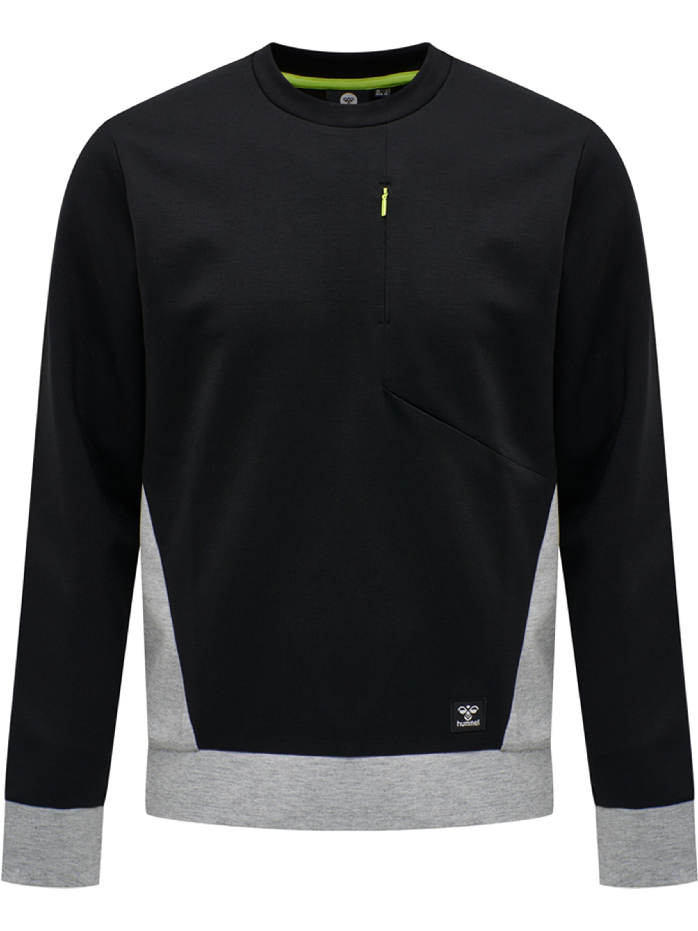 Hummel Športová mikina 'Tropper' - Čierna: predná strana