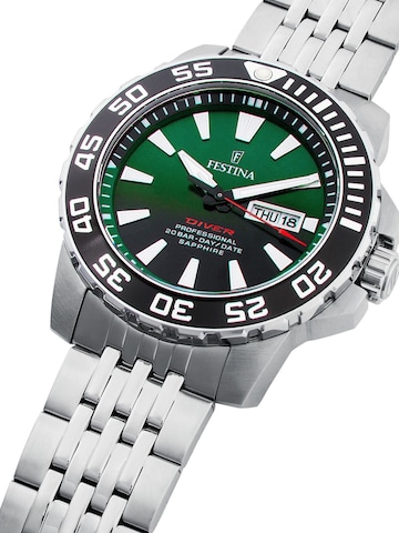 FESTINA Zegarek analogowy 'Watch The Originals' w kolorze zielony