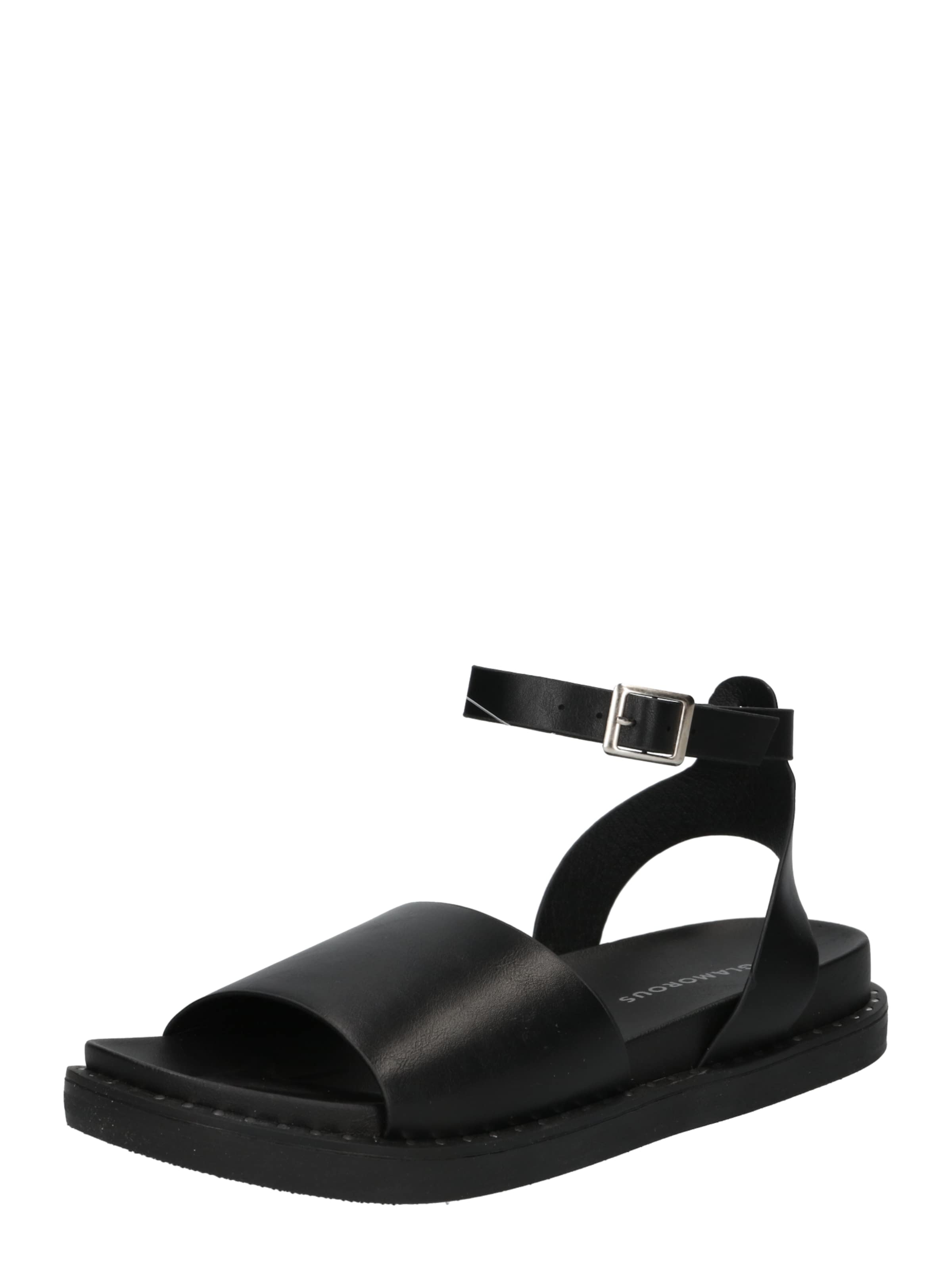 GLAMOROUS Sandály – černá: přední strana