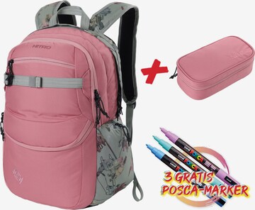 NITRO Backpack in Pink: front