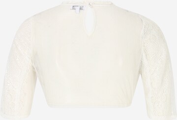 Blouse folklorique 'Gustina' MARJO en blanc