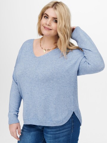 ONLY Carmakoma Sweater 'Margareta' in Blue