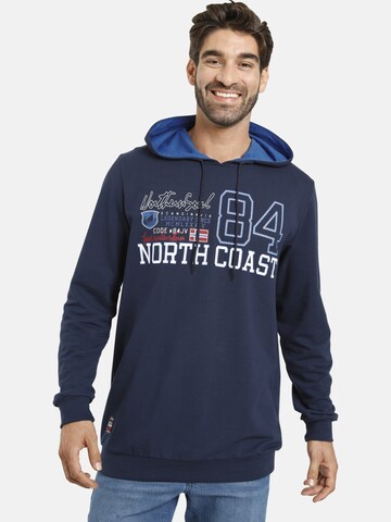 Sweat-shirt 'Nicklas' Jan Vanderstorm en bleu : devant