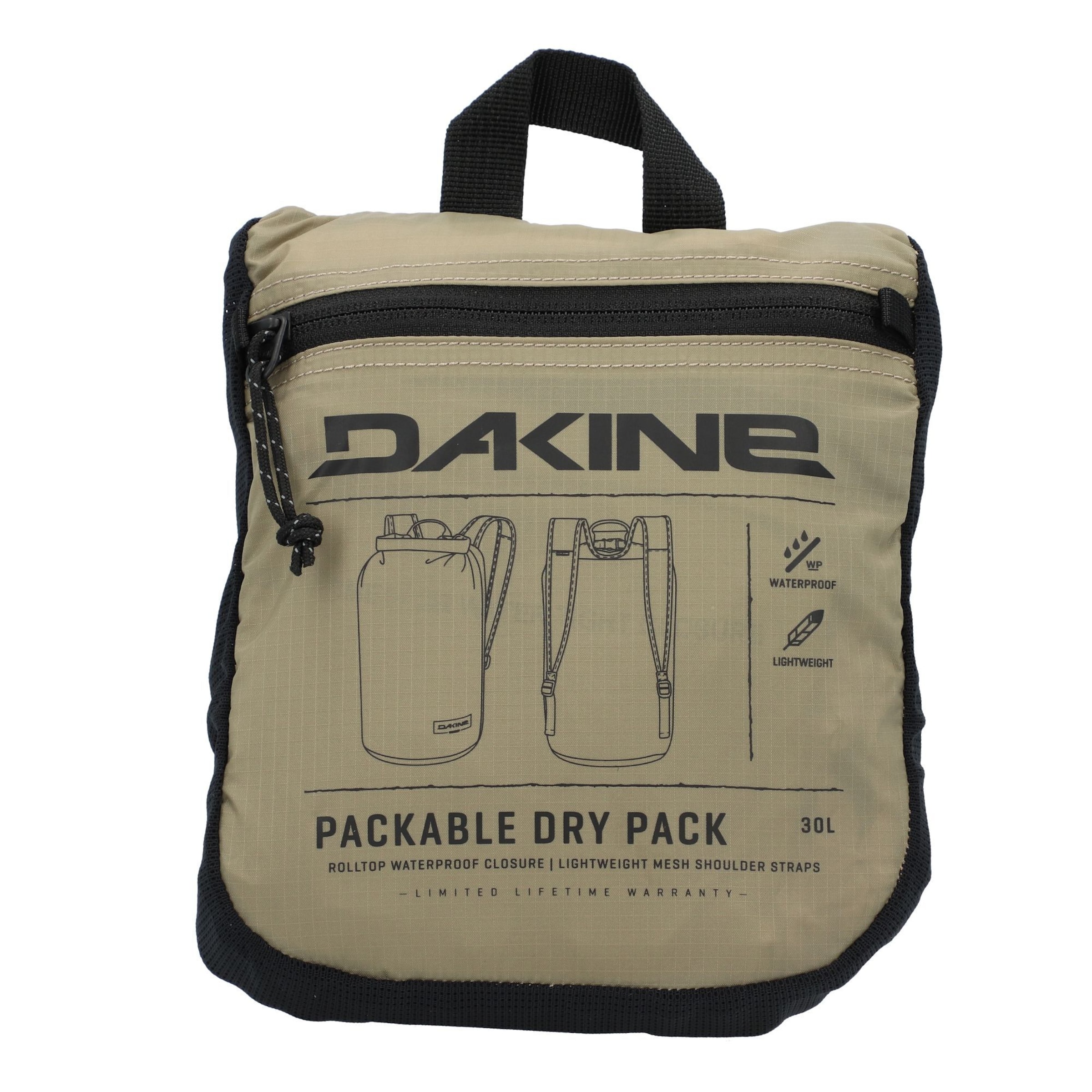 DAKINE Sportrugzak 'Packable' in Grijs: voorkant