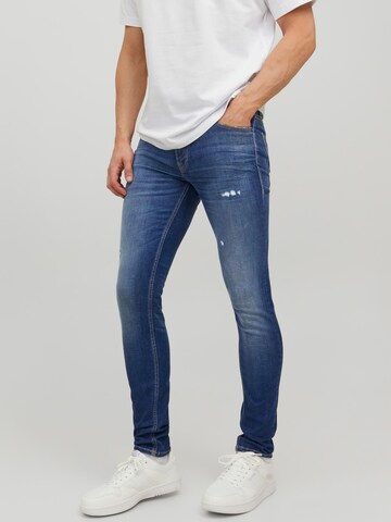 JACK & JONES Skinny Jeans 'LIAM ORIGINAL JOS' i blå: forside