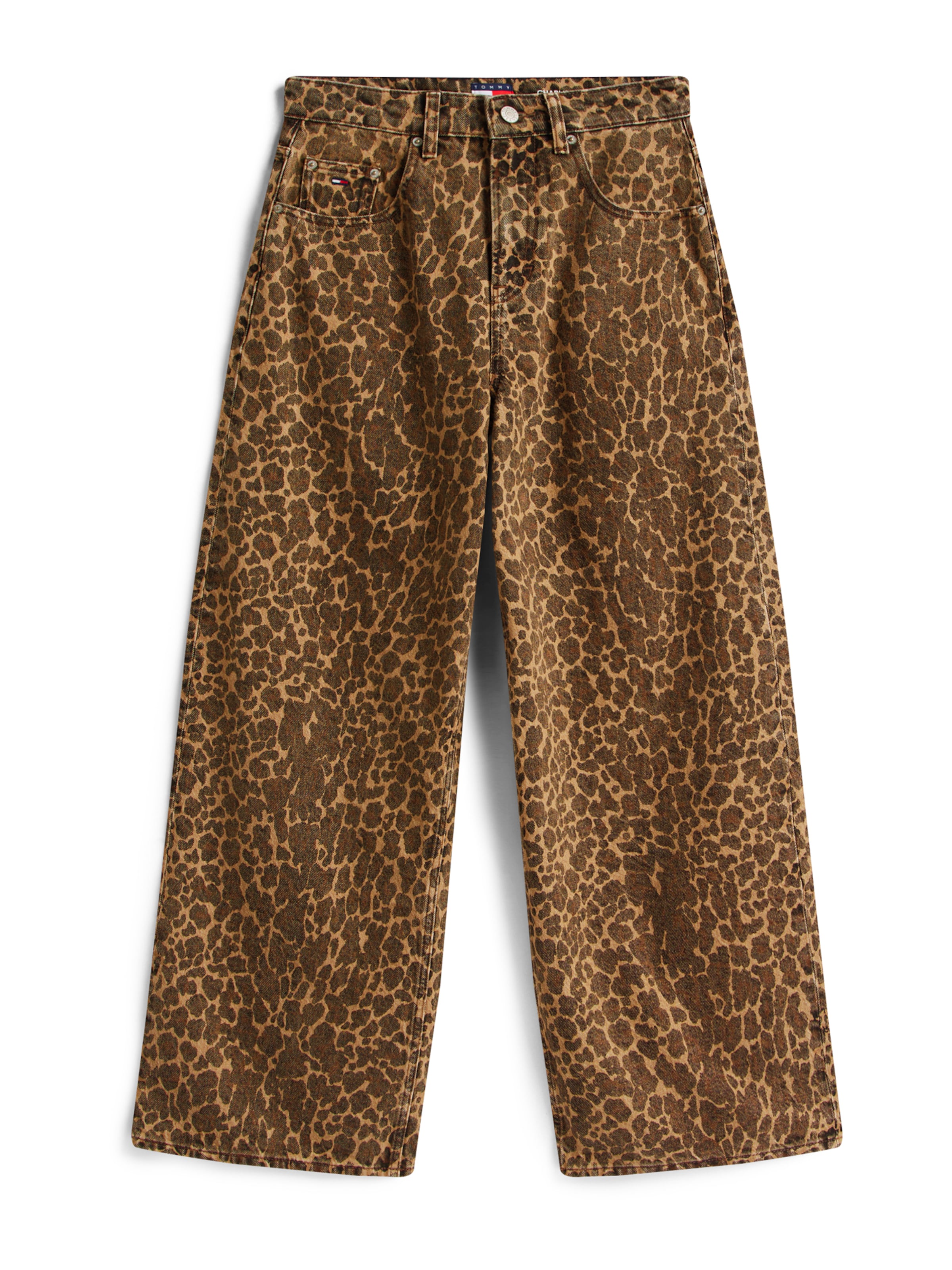 Tommy Jeans Wide leg Jeans &#x27;Charlie&#x27; in Brown: front