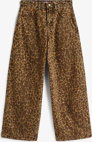 Tommy JeansWide Leg/ Široke nogavice Traperice 'Charlie' - smeđa boja: prednji dio