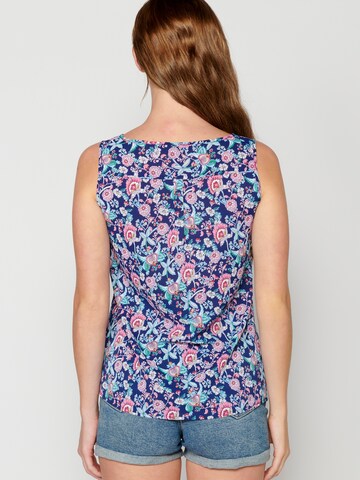 KOROSHI Bluse in Blau