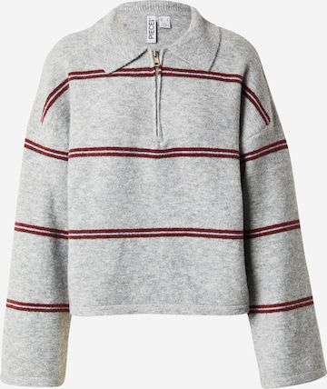 PIECES Sweater 'PCALIMA' in Grey: front
