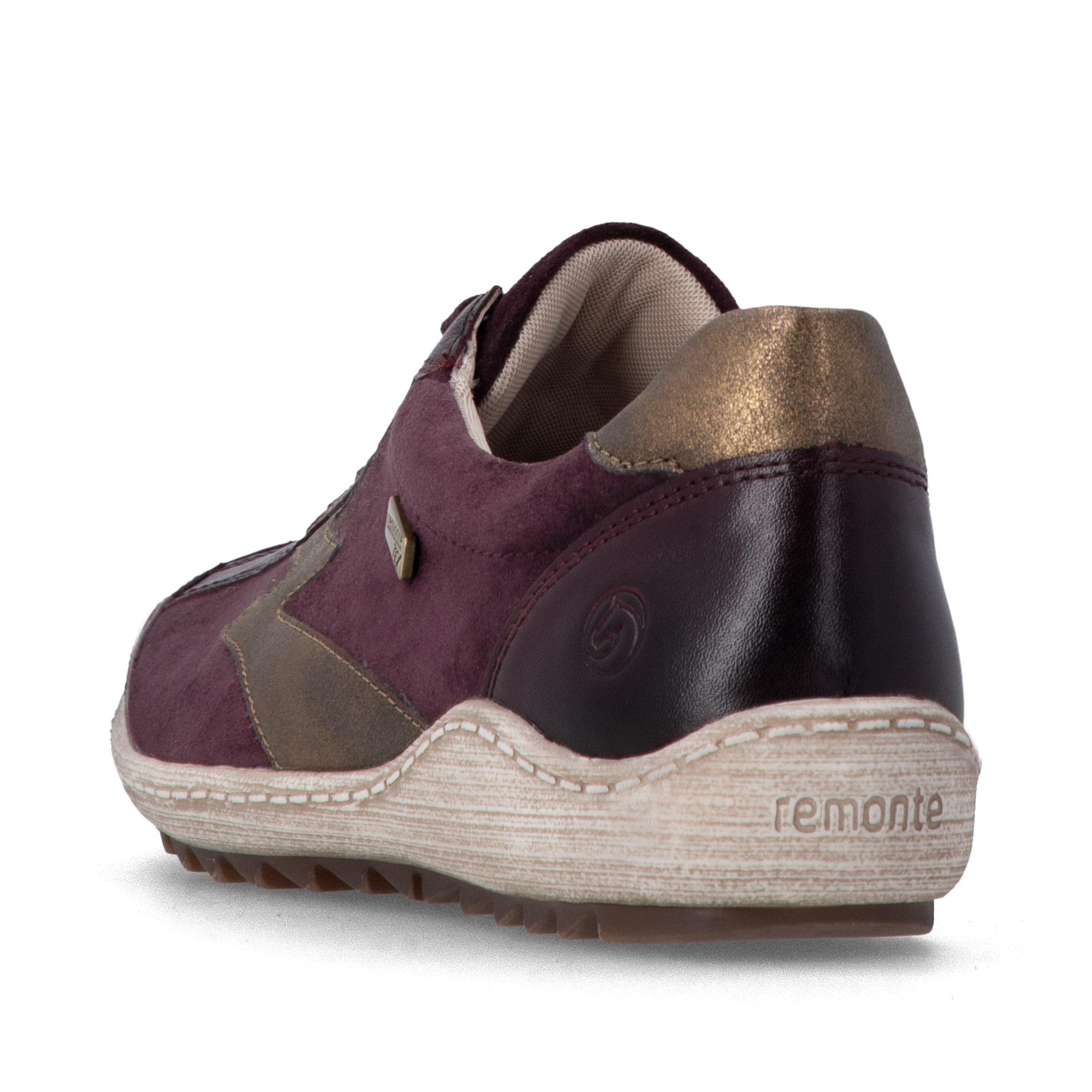 Chaussure de sport à lacets REMONTE en rouge