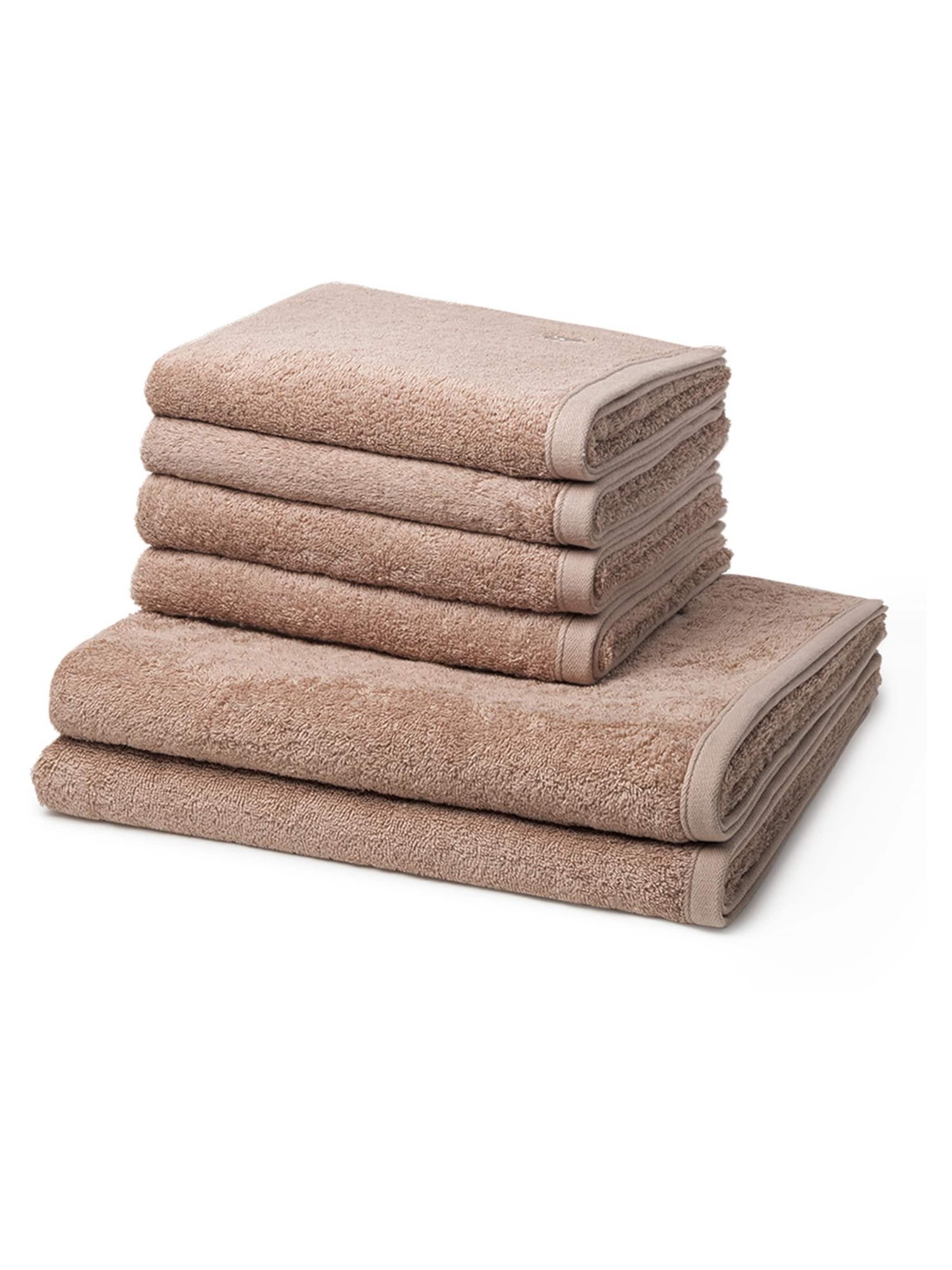ROSS Towel 'Vita' in Brown: front