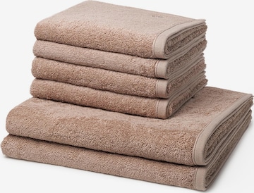 ROSS Towel 'Vita' in Brown: front
