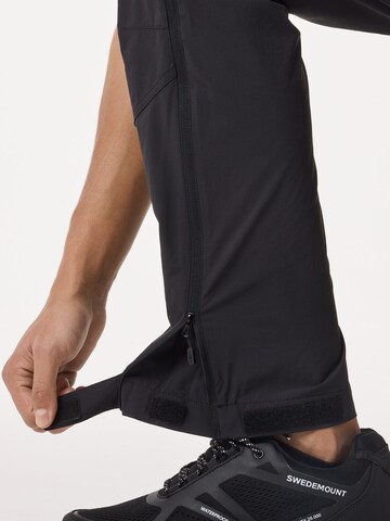 Regular Pantalon outdoor 'Lofoten' SWEDEMOUNT en noir