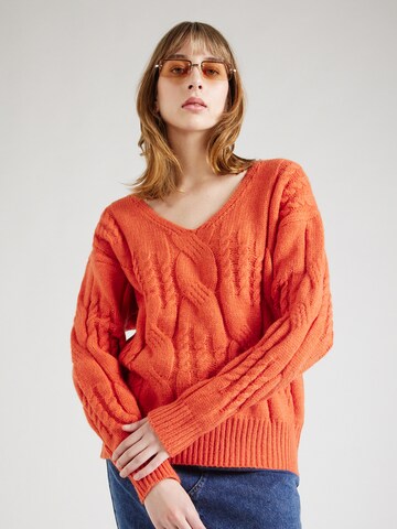 Pullover di Esqualo in arancione: frontale