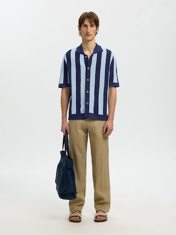 Coupe regular T-Shirt SELECTED en bleu