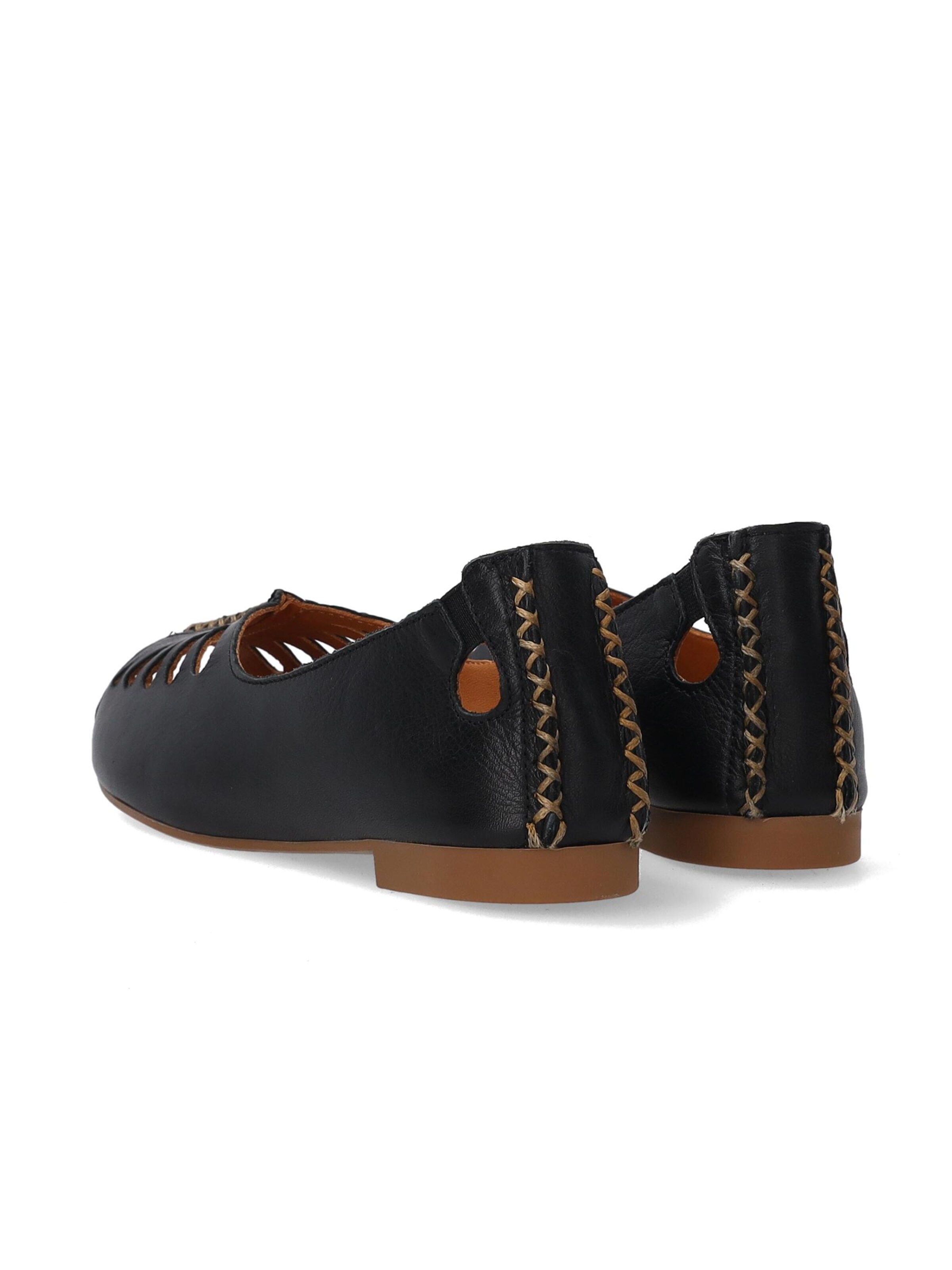 VENEZIA Ballet Flats in Black