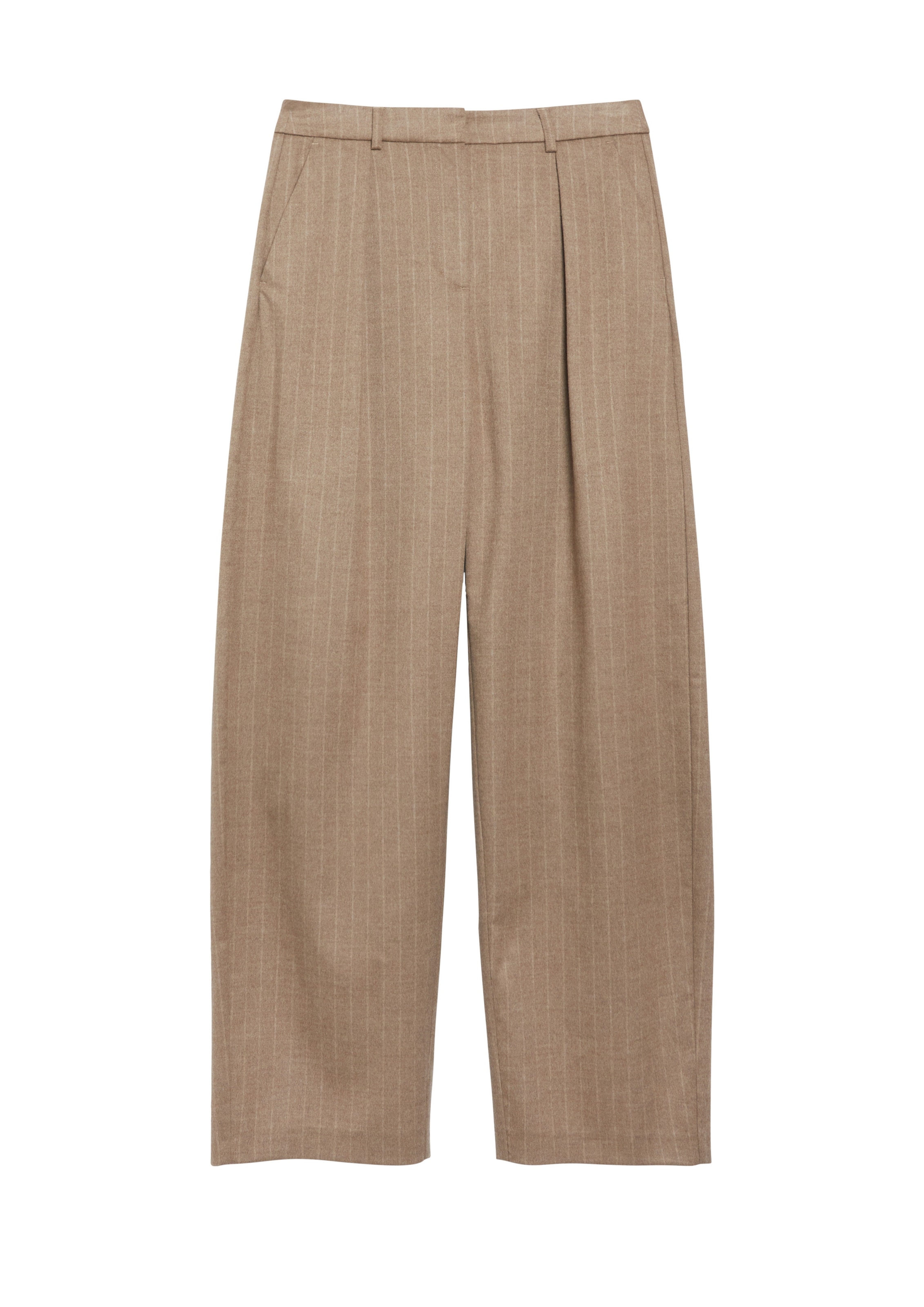 Pantalon à pince COMMA en marron : devant