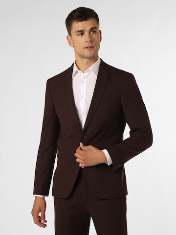 Finshley & Harding Slim fit Suit Jacket 'Oakland' in Red: front