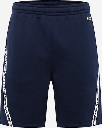 LACOSTE Regular Pants in Blue: front