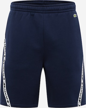 LACOSTE Regular Broek in Blauw: voorkant