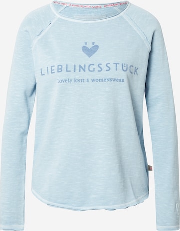 LIEBLINGSSTÜCK - Sudadera 'Cathrina' en azul: frente